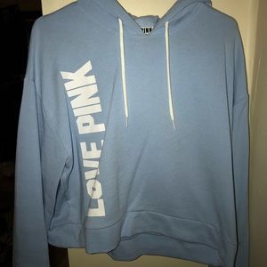 Pink sweatsuit cropped sweat shirt & matching pant